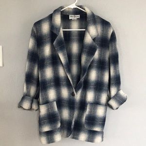 Plaid Oversized Blazer